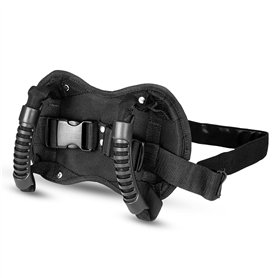 Eliauk Ceinture de sécurité pour moto et scooter - Poignée de préhension réglable pour enfants et passagers1