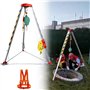 Trépied de Sauvetage Kit de Trépied pour Espace Confiné de 1 200 Lb