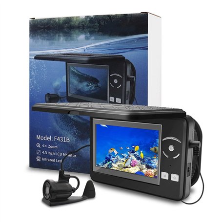 GMBAYUE Underwater Fishing Camera avec Moniteur LCD de 4