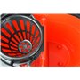 iKOLIFE CleanDouble XL Seau pour serpillère à double compartiment, 16 litres, avec roulettes, essorage sans se baisser