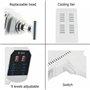 Outils De Réglage Chiropratique éLectriques 900N, Outil De Correction De Réglage Chiropratique à 9 Niveaux Avec 7 TêTes, 3 Types