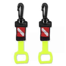 LIUZIKUN Lot de 2 Supports d'embouts buccaux Octopus avec Clip à Ressort pour détendeur de plongée sous-Marine
