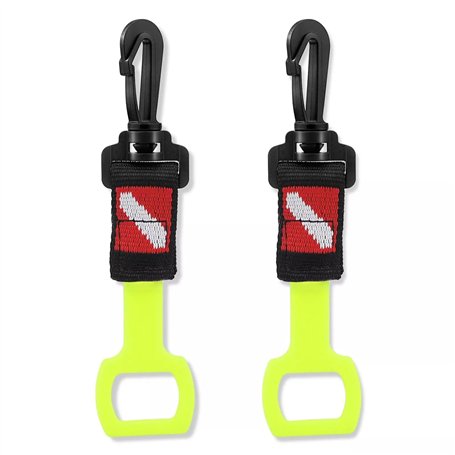 LIUZIKUN Lot de 2 Supports d'embouts buccaux Octopus avec Clip à Ressort pour détendeur de plongée sous-Marine