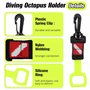 LIUZIKUN Lot de 2 Supports d'embouts buccaux Octopus avec Clip à Ressort pour détendeur de plongée sous-Marine, Support pour dét
