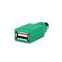 LIUZIKUN Adaptateur Clavier vers USB Femelle pour convertisseur de Souris et Clavier à tête Ronde Installation Facile Aucun Logi