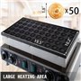 DPLXFPP Mini Gaufrier À Crêpes Hollandaises, Appareil Électrique Dorayaki, Machine Cuisson Muffins Commerciale, Minuterie Gril E