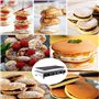 DPLXFPP Mini Gaufrier À Crêpes Hollandaises, Appareil Électrique Dorayaki, Machine Cuisson Muffins Commerciale, Minuterie Gril E