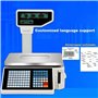 Balance de calcul électronique des prix, balance d'impression d'étiquettes, écran LCD, balance de calcul des prix avec imprimant