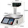 Balance de calcul électronique des prix, balance d'impression d'étiquettes, écran LCD, balance de calcul des prix avec imprimant
