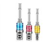 BWBVHRHZY Adaptateur de Douille de perçage 3PCS 1/4 3/8 1/2 Taille Tableau Hex Classe et Prise d'alimentation Extension DE L'EXT