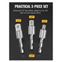 BWBVHRHZY Adaptateur de Douille de perçage électrique 3PCS for Pilote d'impact for Queue hexagonale for la Prise de Socket carré
