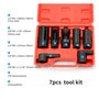 LMPVPDGADZ 7pcs Capteur d'oxygène Socket Clé Tôle d'outil Chaser Tool Tool de Chasse Auto O2 Socket Installation Installation de