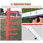 Haies Agility Obstacle Athlétisme de Haies Réglables, 30"-42" de Hauteur Équipement D'entraînement Pliable D'obstacles, Obstacle