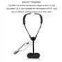 Harnais d'épaule générique pour saxophone Harnais d'épaule ajustable pour saxophones avec crochets en métal et rembourrage doux 