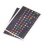 Astibym Ukulele Note Sticker, Ukulele PVC Fretboard Stickers Facile à maîtriser Remplacement adhésif Durable Non Dommages pour l