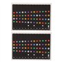 Astibym Ukulele Note Sticker, Ukulele PVC Fretboard Stickers Facile à maîtriser Remplacement adhésif Durable Non Dommages pour l