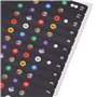 Astibym Ukulele Note Sticker, Ukulele PVC Fretboard Stickers Facile à maîtriser Remplacement adhésif Durable Non Dommages pour l