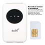 Asixxsix Routeur Réseau Portable 5G WiFi Hotspot avec Emplacement pour Carte SIM, Haute Vitesse 300 Mbps, Connectez jusqu'à 10 A