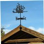 Girouette Bateau Pirate Girouettes Météo pour Le Jardin Toit Montage Girouette pour Cour Indicateur de Direction du Vent en méta