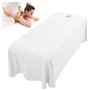 Pastoralist Jupe de Table de Massage Couvre-lit Spa, 114x71 Jupe de lit Salon de beauté Table de Massage Drap de lit Couvre-lit 