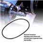 WNUV Courroies de transmission, 5 mm de diamètre à mouvement doux courroie de moteur en caoutchouc ronde à faible bruit 5 pièces