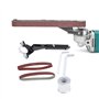 Supports de ponceuse à bande coudée, machine à bande de sable modifiée pour meuleuse coudée 100 pour meuleuse à bois/métal, supp