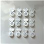 KIIFENG Lot de 6 rehausseurs de boucles d'oreilles en acrylique pour boucles d'oreilles lourdes