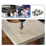 NSNGPAFACZ 7 pièces métrique Impact Extension forets Adaptateur 5-12mm clé à Douille Barre Longue écrou Hexagonal Jeu de Douille
