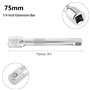 NSNGPAFACZ 3 pièces 1/4 Pouces Barre d'extension en Acier chromé Adaptateur de clé à Douille à cliquet Adaptateur de perceuse él