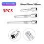 NSNGPAFACZ 3 pièces 1/4 Pouces Barre d'extension en Acier chromé Adaptateur de clé à Douille à cliquet Adaptateur de perceuse él