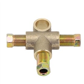 VBPCEFZTLK Té de Frein for 3 Voies for 3 écrous mâles M10 3/16 "