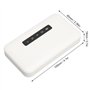 Hotspot WiFi Mobile 4G LTE, RJ45 WAN LAN 300 Mbps 4G LTE Modem Routeur avec Emplacement pour Carte SIM, Prend en 32 Utilisateurs