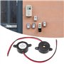 Morain Lot de 10 Buzzers électroniques SFM-20B DC3-24V Piézoélectriques 87dB avec câble pour circuit