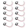 Morain Lot de 10 Buzzers électroniques SFM-20B DC3-24V Piézoélectriques 87dB avec câble pour circuit