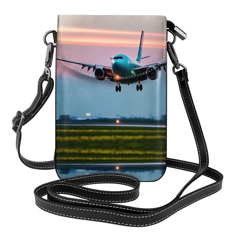 Petit sac à main pour téléphone portable avec motif manette de jeu bleue – Sangle réglable pour femmes et adolescentes – Idéal p