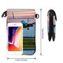 Petit sac à main pour téléphone portable avec motif manette de jeu bleue – Sangle réglable pour femmes et adolescentes – Idéal p