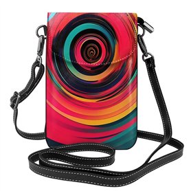 Petit sac à main pour téléphone portable avec motif manette de jeu bleue – Sangle réglable pour femmes et adolescentes – Idéal p