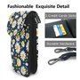 Petit sac à main pour téléphone portable avec motif manette de jeu bleue – Sangle réglable pour femmes et adolescentes – Idéal p
