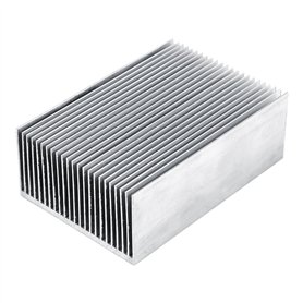 Dissipateur Thermique de Radiateur en Aluminium Argenté pour Dispositifs Semi-conducteurs à Transistor D'amplificateur à LED Hau