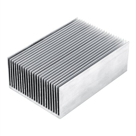 Dissipateur Thermique de Radiateur en Aluminium Argenté pour Dispositifs Semi-conducteurs à Transistor D'amplificateur à LED Hau