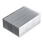 Dissipateur Thermique de Radiateur en Aluminium Argenté pour Dispositifs Semi-conducteurs à Transistor D'amplificateur à LED Hau