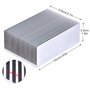 Dissipateur Thermique de Radiateur en Aluminium Argenté pour Dispositifs Semi-conducteurs à Transistor D'amplificateur à LED Hau