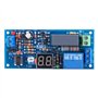 Oumefar Module de Relais de Minuterie 220V AC 1-99 Secondes/1-99 Minutes Module de Relais de Temporisation de Plage de Temps Min