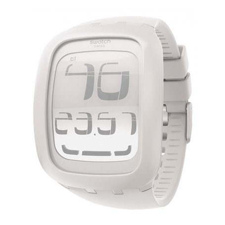 Swatch Hommes Analogique Quartz Montre avec Bracelet en Caoutchouc SURW100