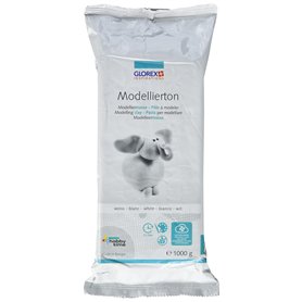 Glorex 61780712 Argile à Modeler 1000 g Ton