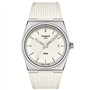 Tissot PRX white man watch only time T137.410.17.011.00 silicone strap