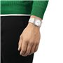 Tissot PRX white man watch only time T137.410.17.011.00 silicone strap