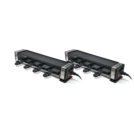 Rotel 1124050 Lot de 2 appareils à raclette connectables