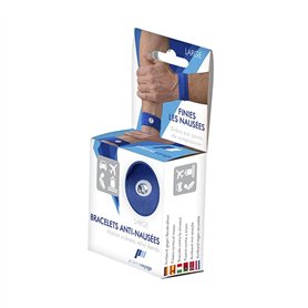 Pharmavoyage Bracelets Anti-nausees Large Adultes Bleu La Paire