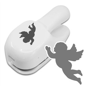 ARTOZ Perforatrice en forme d'ange - 5 cm - Perforatrice à papier - Pour Noël